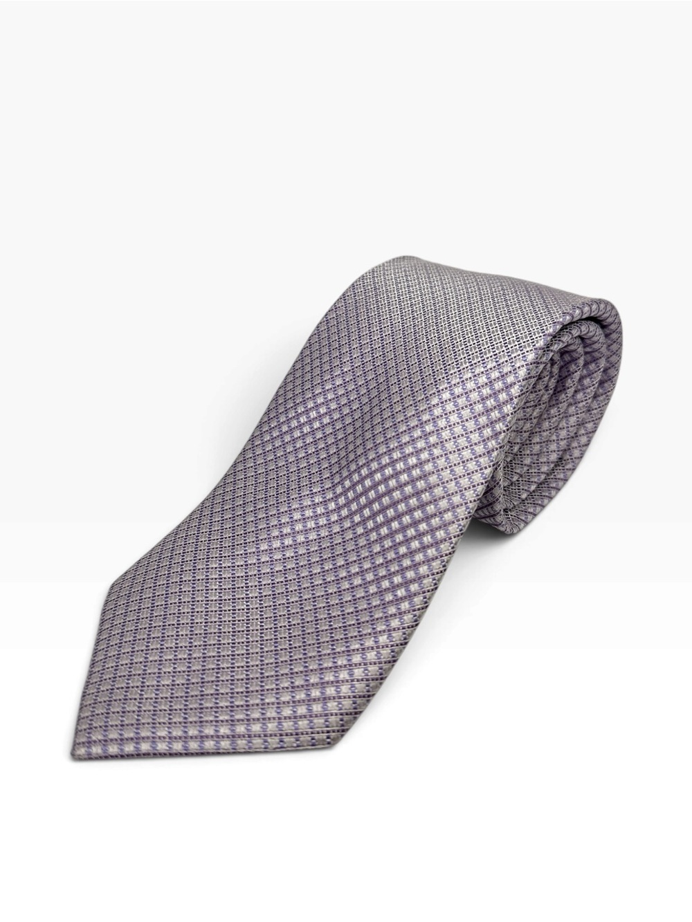 Yodah Classic Men's Purple Patterned Tie Silk